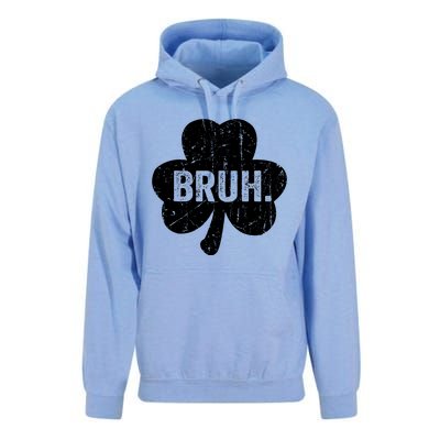 Bruh Meme Funny Saying Bro Greeting Teen Boy St Patricks Day Unisex Surf Hoodie