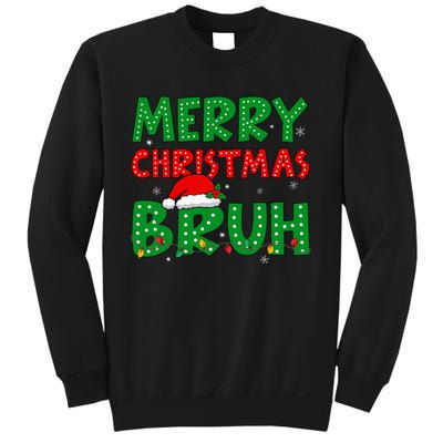 Bruh Meme Funny Saying Bro Greeting Ns Christmas Sweatshirt