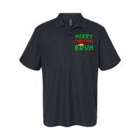 Bruh Meme Funny Saying Bro Greeting Ns Christmas Softstyle Adult Sport Polo