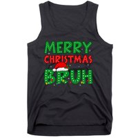 Bruh Meme Funny Saying Bro Greeting Ns Christmas Tank Top