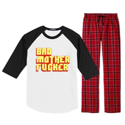 Bad Mother Fucker Raglan Sleeve Pajama Set