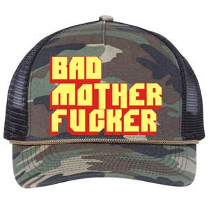 Bad Mother Fucker Retro Rope Trucker Hat Cap