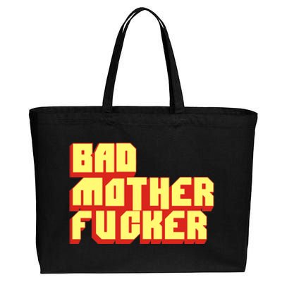 Bad Mother Fucker Cotton Canvas Jumbo Tote