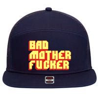 Bad Mother Fucker 7 Panel Mesh Trucker Snapback Hat