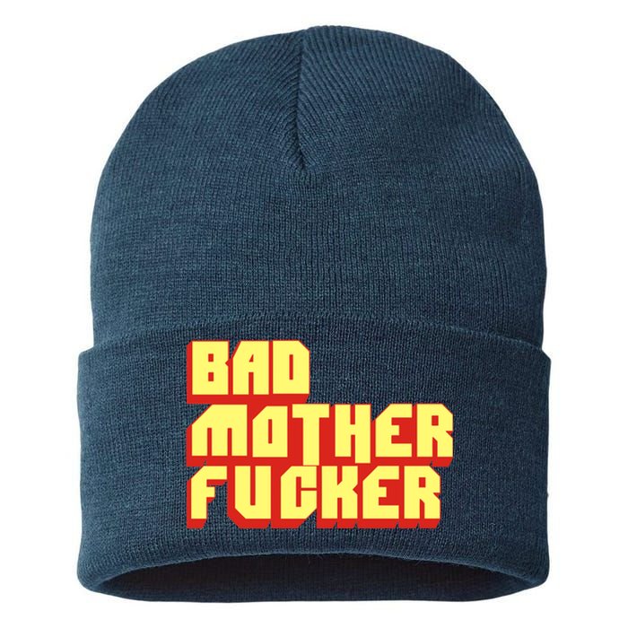 Bad Mother Fucker Sustainable Knit Beanie