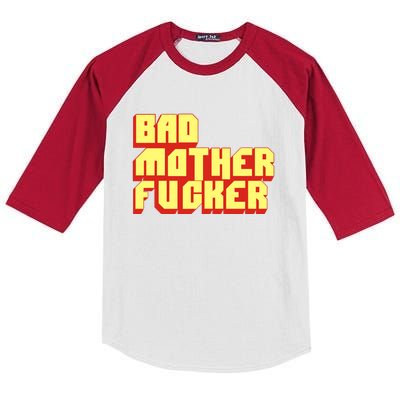 Bad Mother Fucker Kids Colorblock Raglan Jersey