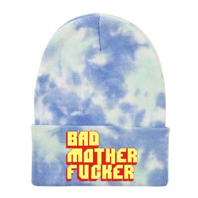 Bad Mother Fucker Tie Dye 12in Knit Beanie