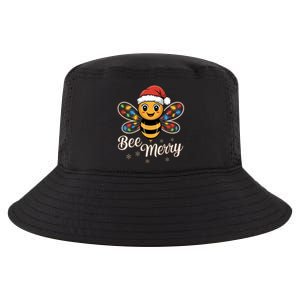 Bee Merry Festive Christmas Light Gift Cool Comfort Performance Bucket Hat