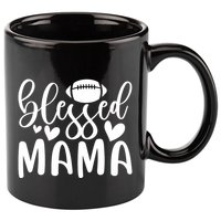 Blessed Mama Funny Mother's Day T 11oz C Handle Ceramic Mug
