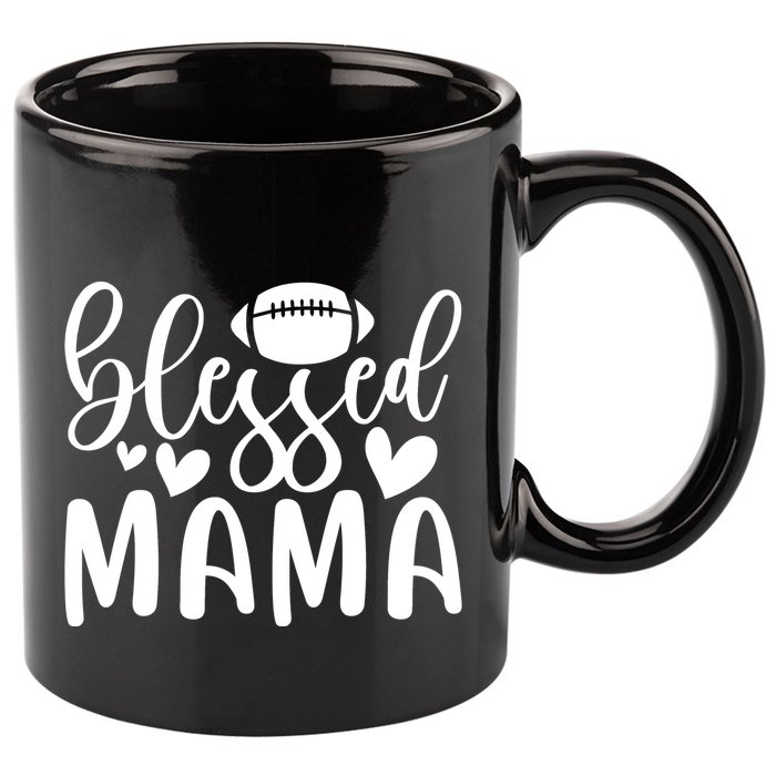 Blessed Mama Funny Mother's Day T 11oz C Handle Ceramic Mug