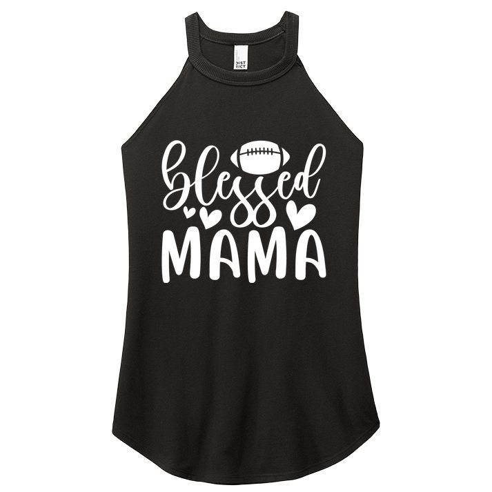 Blessed Mama Funny Mother's Day T Women's Perfect Tri Rocker Tank