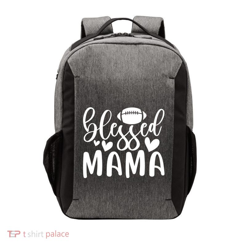 Blessed Mama Funny Mother's Day T Vector Backpack