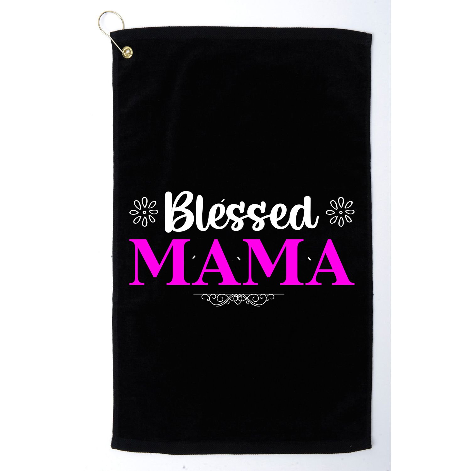 Blessed Mama Funny Mothers Day T Golf Towel