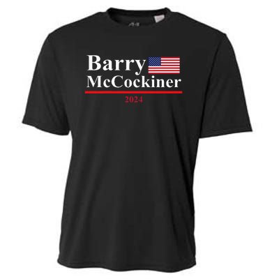 Barry Mccockiner Funny Presidential Election 2024 Parody Cooling Performance Crew T-Shirt