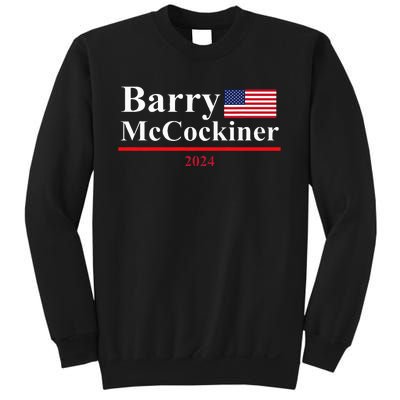 Barry Mccockiner Funny Presidential Election 2024 Parody Sweatshirt