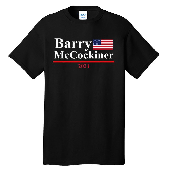 Barry Mccockiner Funny Presidential Election 2024 Parody Tall T-Shirt