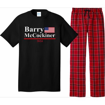 Barry Mccockiner Funny Presidential Election 2024 Parody Pajama Set