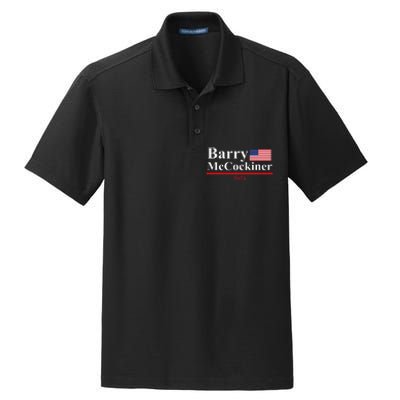 Barry Mccockiner Funny Presidential Election 2024 Parody Dry Zone Grid Polo