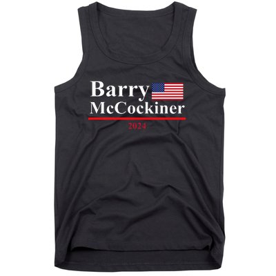 Barry Mccockiner Funny Presidential Election 2024 Parody Tank Top