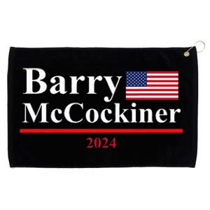 Barry Mccockiner Funny Presidential Election 2024 Parody Grommeted Golf Towel