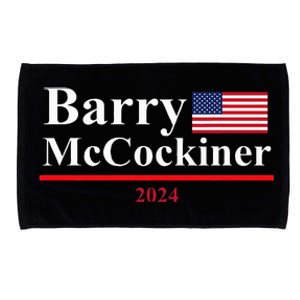 Barry Mccockiner Funny Presidential Election 2024 Parody Microfiber Hand Towel