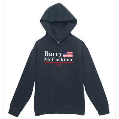 Barry Mccockiner Funny Presidential Election 2024 Parody Urban Pullover Hoodie