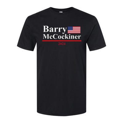 Barry Mccockiner Funny Presidential Election 2024 Parody Softstyle CVC T-Shirt