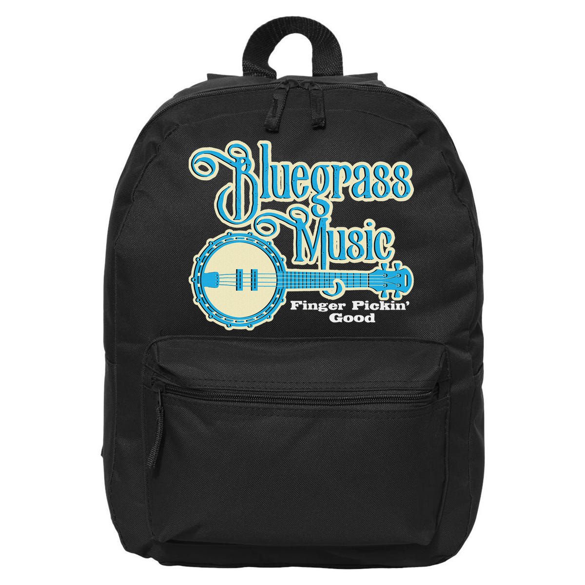 Bluegrass Music Finger Pickin Good Banjo Player Musician 16 in Basic Backpack
