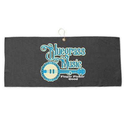 Bluegrass Music Finger Pickin Good Banjo Player Musician Large Microfiber Waffle Golf Towel