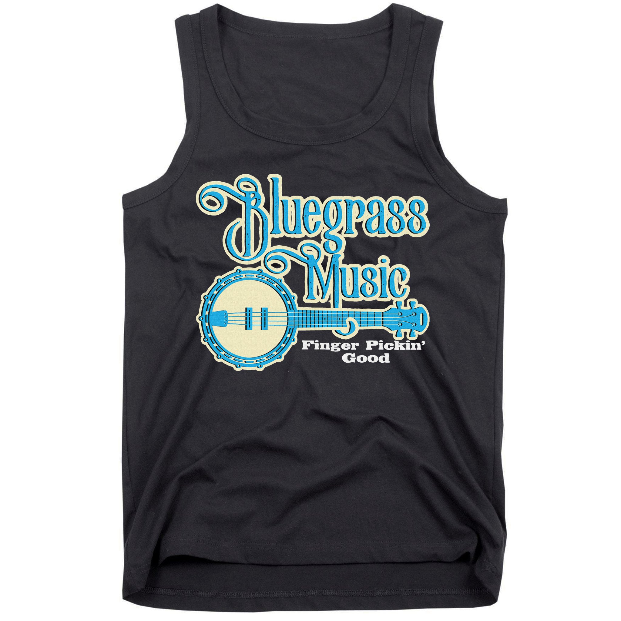 Bluegrass Music Finger Pickin Good Banjo Player Musician Tank Top
