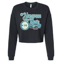 Bluegrass Music Finger Pickin Good Banjo Player Musician Cropped Pullover Crew