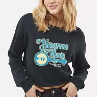Bluegrass Music Finger Pickin Good Banjo Player Musician Cropped Pullover Crew