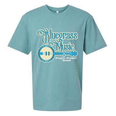 Bluegrass Music Finger Pickin Good Banjo Player Musician Sueded Cloud Jersey T-Shirt