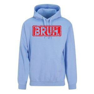 Bruh Meme Funny Saying Brother Greeting Gift Unisex Surf Hoodie