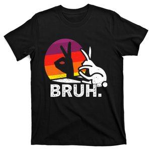 Bruh Meme Funny Saying Bro Greeting Easter Day T-Shirt