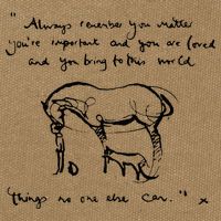 Boy Mole Fox And Horse Quote Always Remember You Matter Cotton Canvas Backpack
