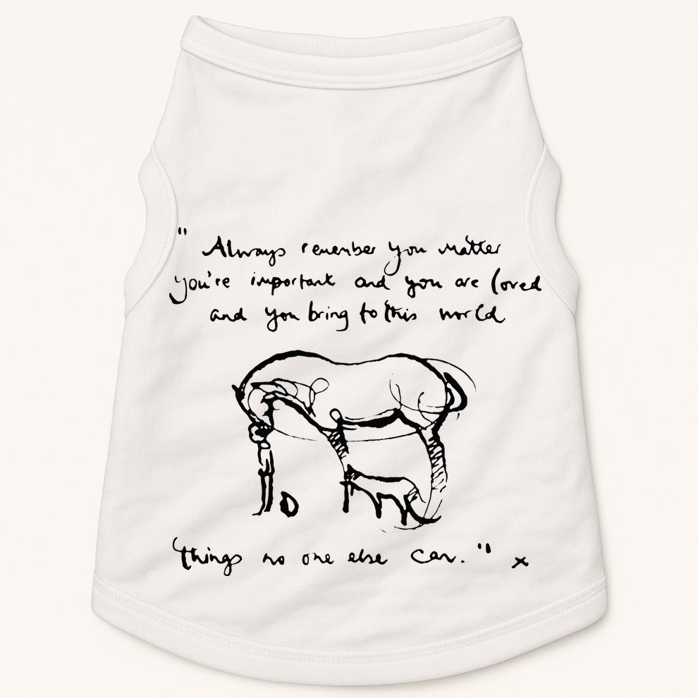 Boy Mole Fox And Horse Quote Always Remember You Matter Doggie Tank