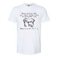 Boy Mole Fox And Horse Quote Always Remember You Matter Softstyle CVC T-Shirt