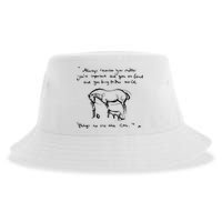 Boy Mole Fox And Horse Quote Always Remember You Matter Sustainable Bucket Hat