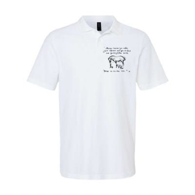 Boy Mole Fox And Horse Quote Always Remember You Matter Softstyle Adult Sport Polo