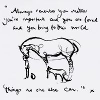 Boy Mole Fox And Horse Quote Always Remember You Matter Baby Bodysuit