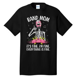 Band Mom Funny Marching Band Mom Marching Band Mama Tall T-Shirt