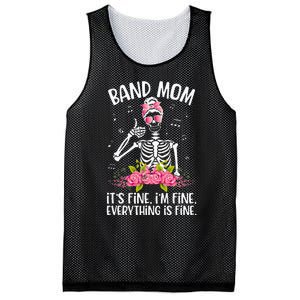 Band Mom Funny Marching Band Mom Marching Band Mama Mesh Reversible Basketball Jersey Tank