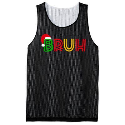 Bruh Meme Funny Saying Bro Greeting Teens Christmas Mesh Reversible Basketball Jersey Tank