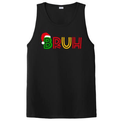 Bruh Meme Funny Saying Bro Greeting Teens Christmas PosiCharge Competitor Tank