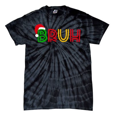 Bruh Meme Funny Saying Bro Greeting Teens Christmas Tie-Dye T-Shirt