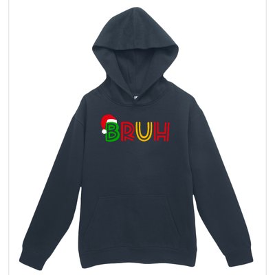 Bruh Meme Funny Saying Bro Greeting Teens Christmas Urban Pullover Hoodie