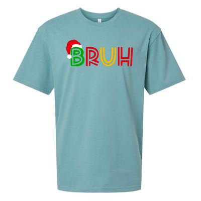 Bruh Meme Funny Saying Bro Greeting Teens Christmas Sueded Cloud Jersey T-Shirt