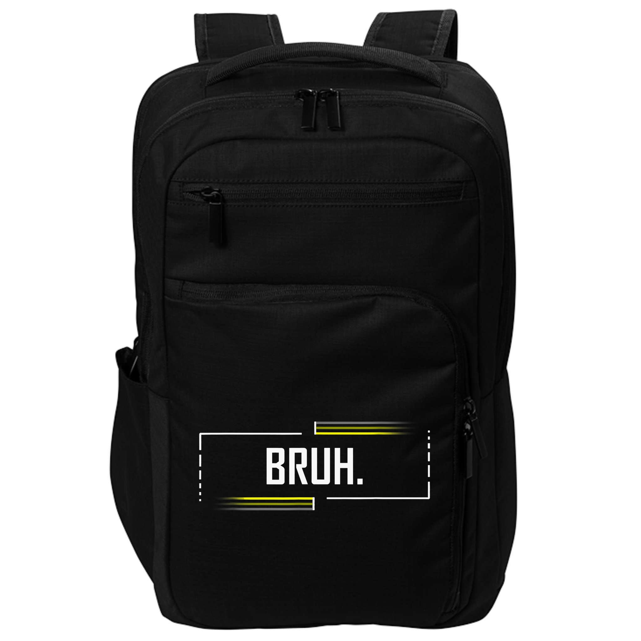 Bruh Meme Funny Saying Brother Greeting Funny Saying Teens Impact Tech Backpack