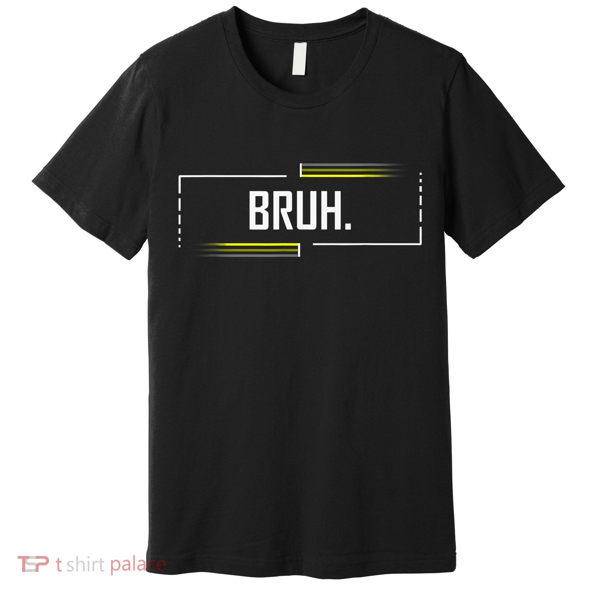 Bruh Meme Funny Saying Brother Greeting Funny Saying Teens Premium T-Shirt